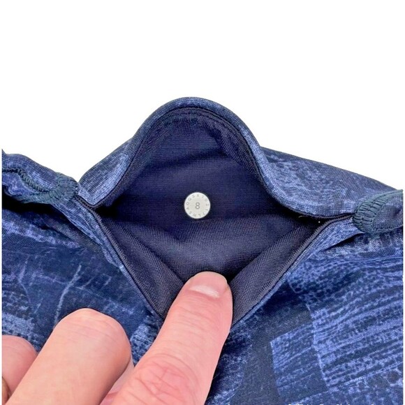 Lululemon Wunder Under High-Rise 25" Cropped Leggings Navy Blue - Women's Size 8 - Picture 6 of 10